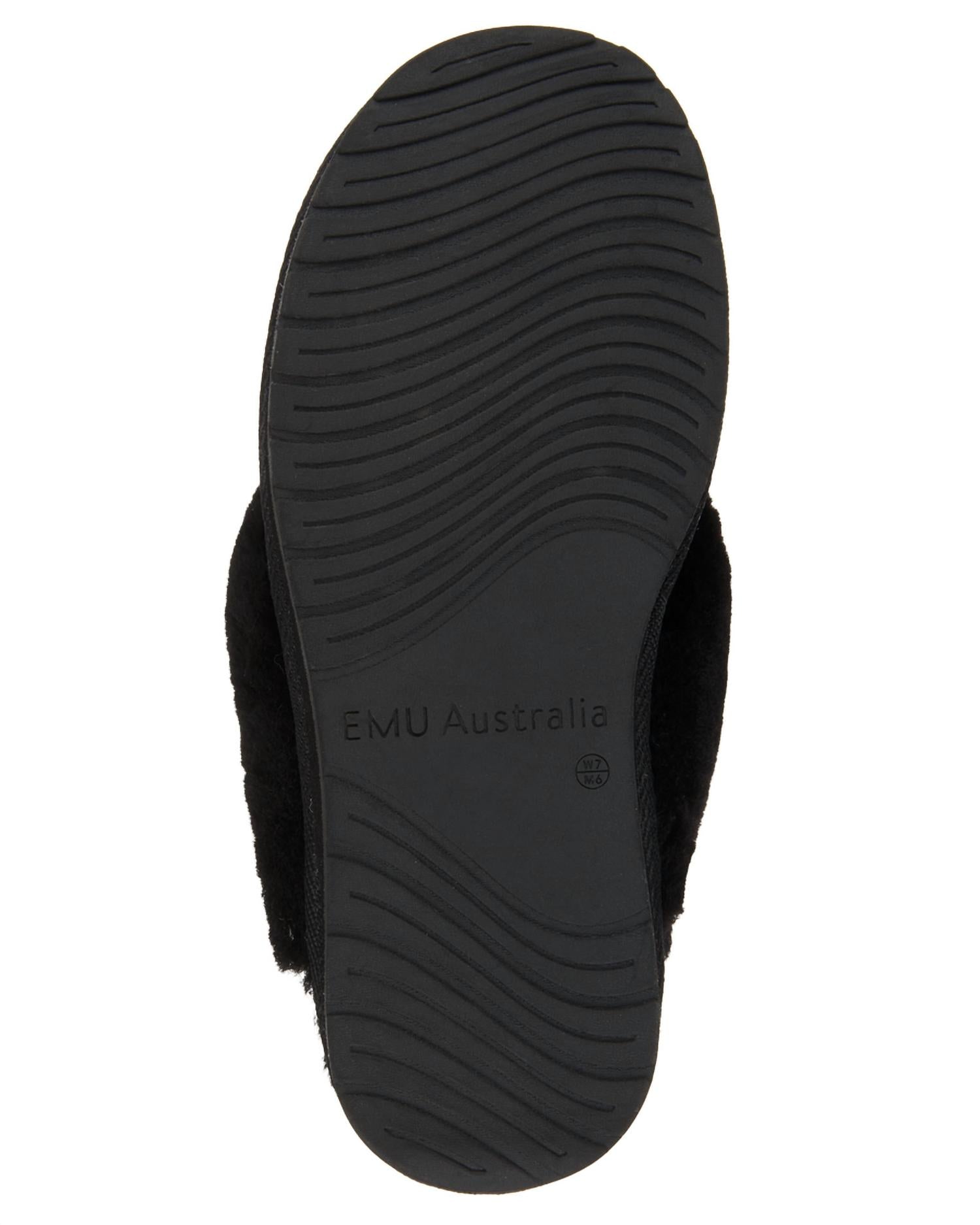 EMU Australia Women's Jolie Slip-ons in black noir - women's sandal - view 4