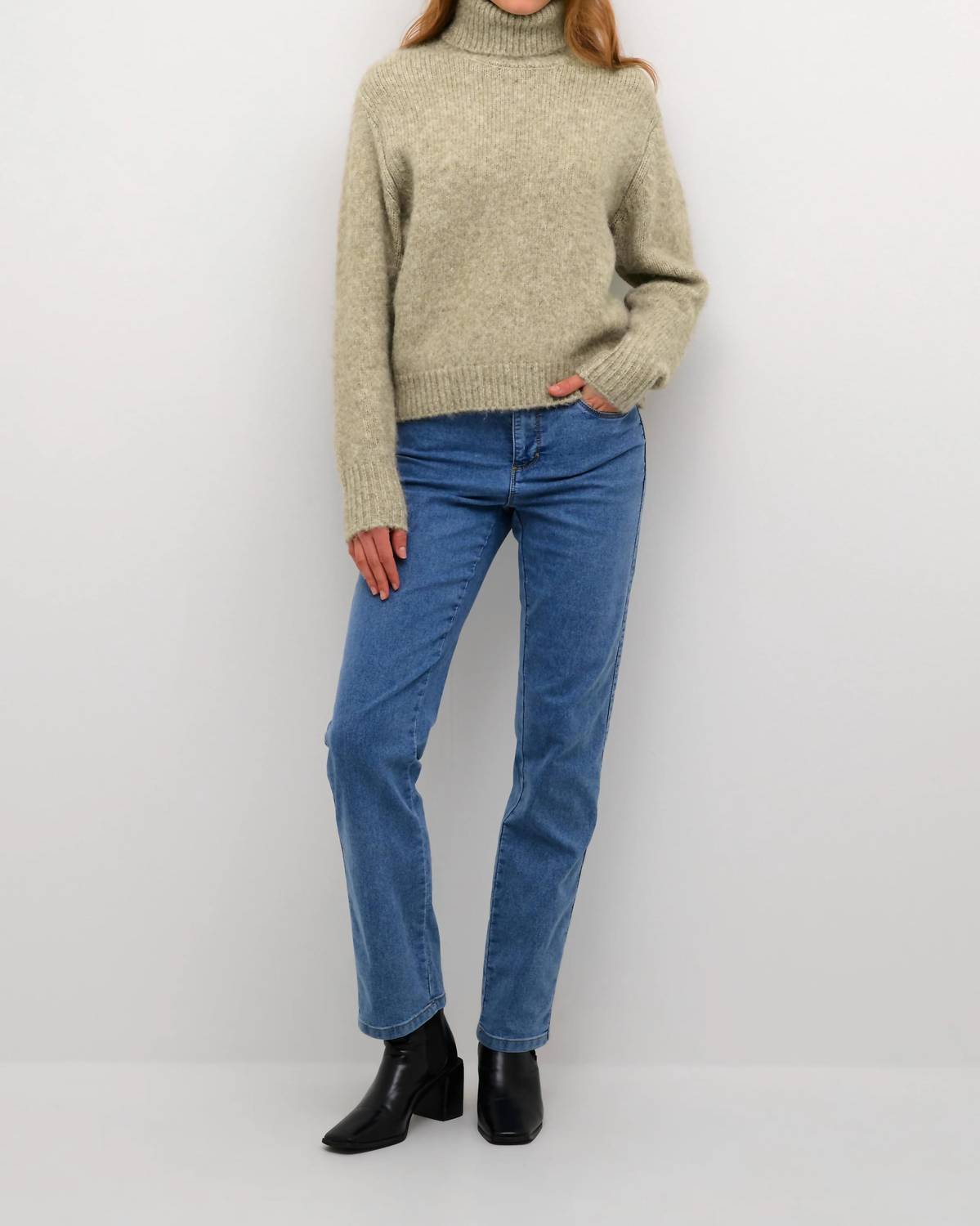 Kaffe - Katrina Rollneck Long Sleeve Pullover Sweater