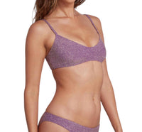 Sauipe - Elise Bralette Bikini Top in Glittered Lurex