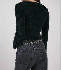 Sage The Label - Camille Square Neck Sweater