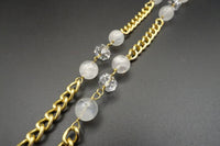 Standawt - Moonstone X Clear Quartz Sunglasses Chain
