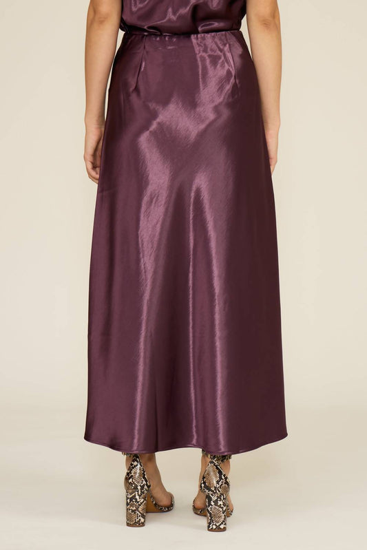 Lucy Paris - Barbara Satin Skirt