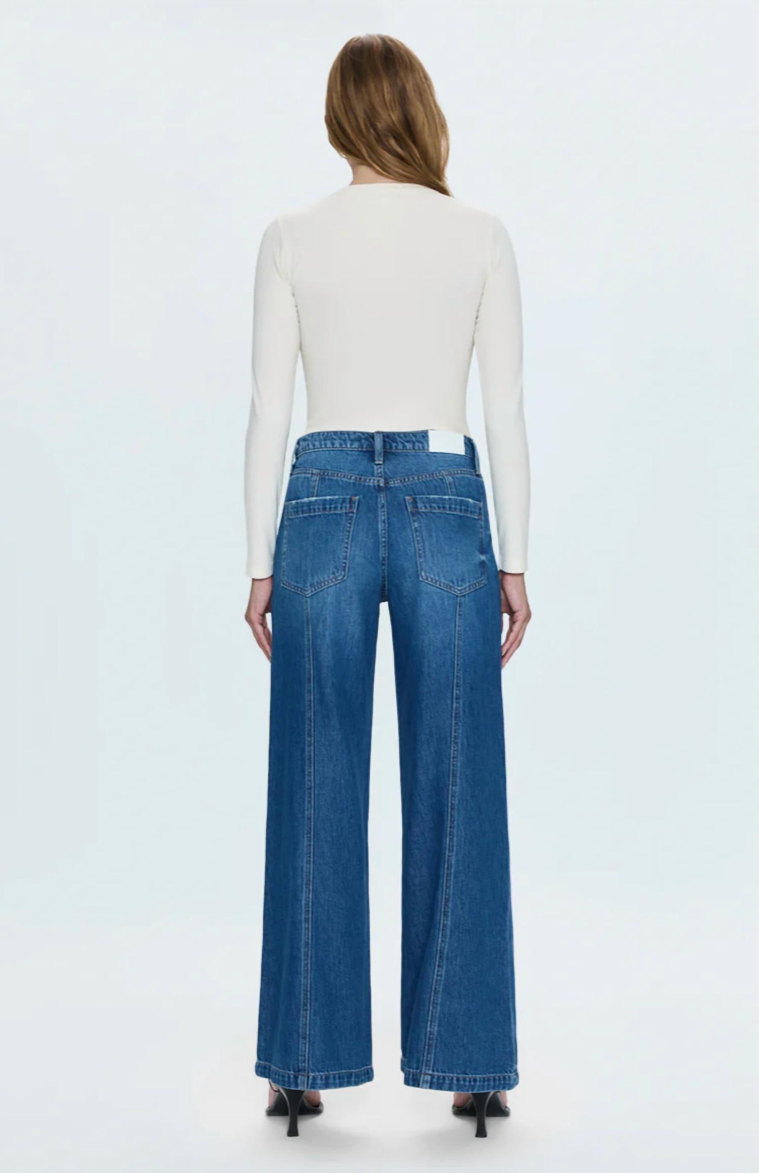 Pistola - Jadyn Low Slung Palazzo Jean