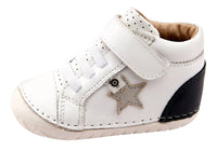OLDSOLES Kid's Champster Pave Sneakers in taupe navy snow - kids' sneaker