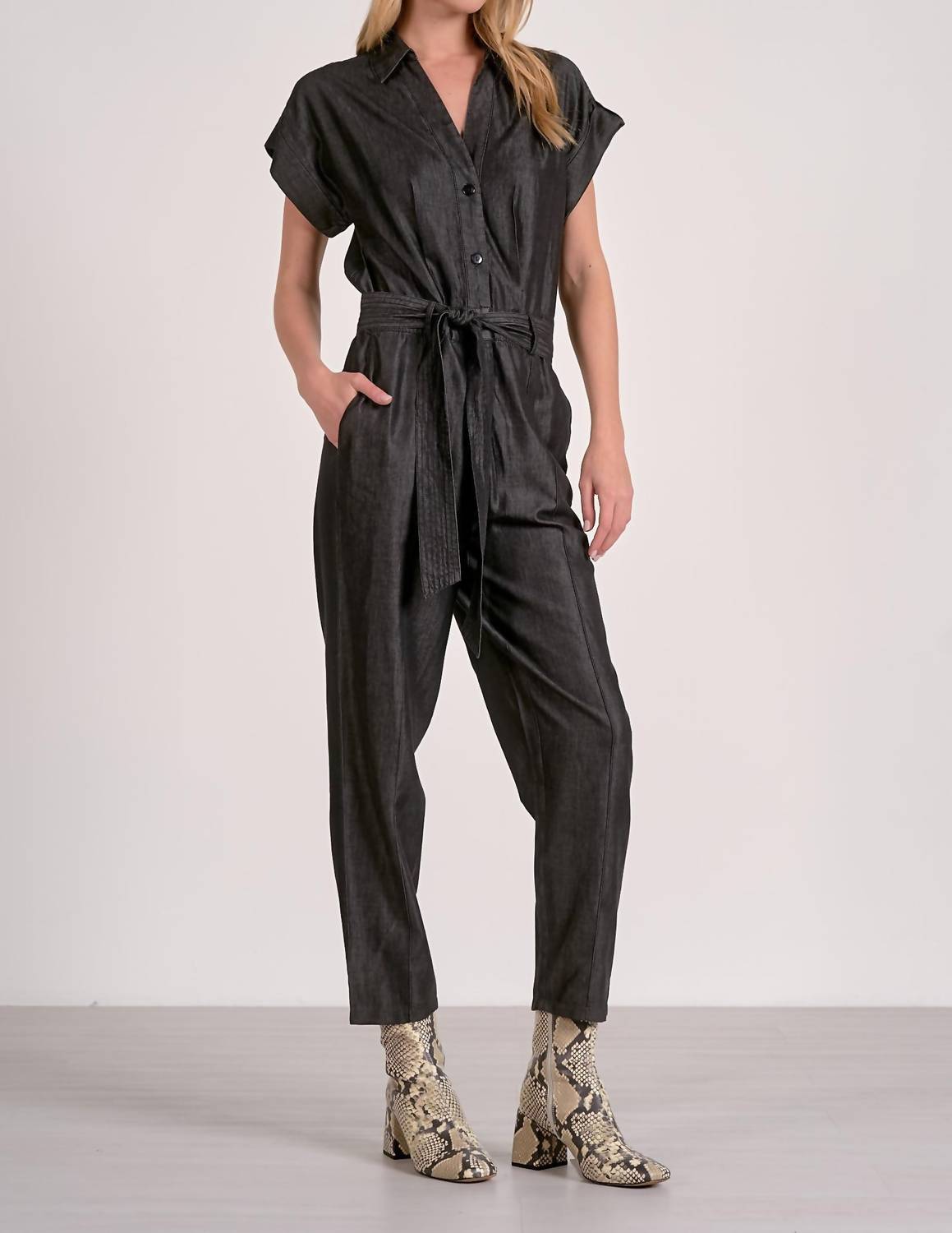 Elan - Short Sleeve Jumpsuit