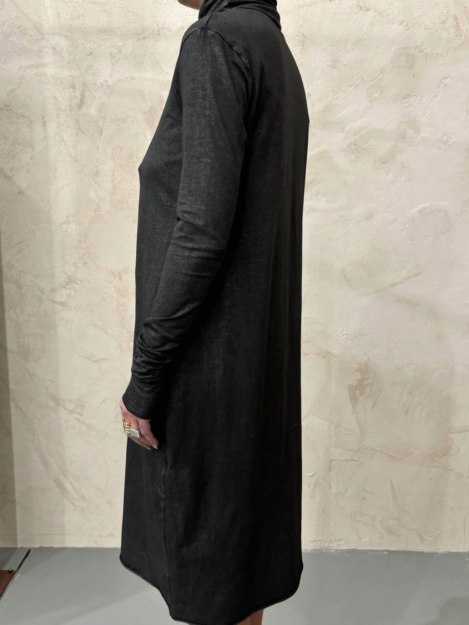 Sanctamuerte - Women's Turtleneck Midi Dress