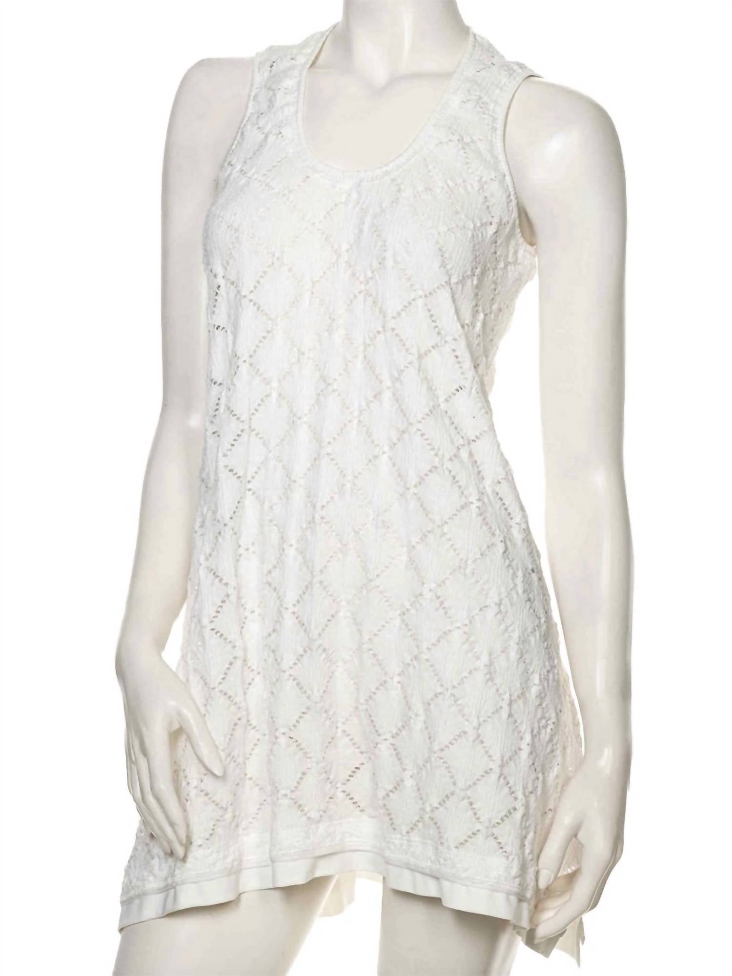 Beate Heymann - Milky Crochet Tunic