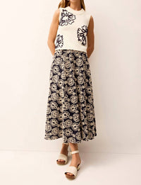 Marie Oliver Natasha Top in floret - women's blouse - alternate view