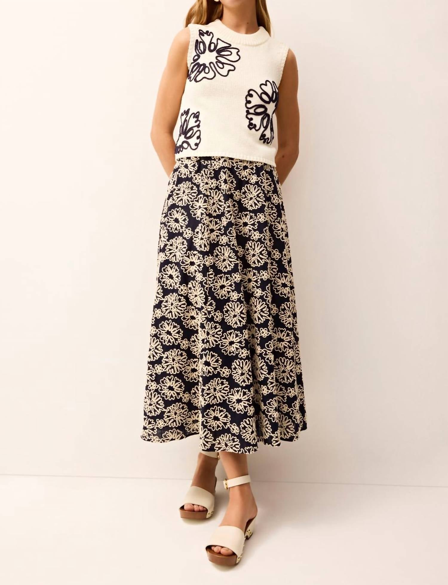 Marie Oliver Natasha Top in floret - women's blouse - alternate view