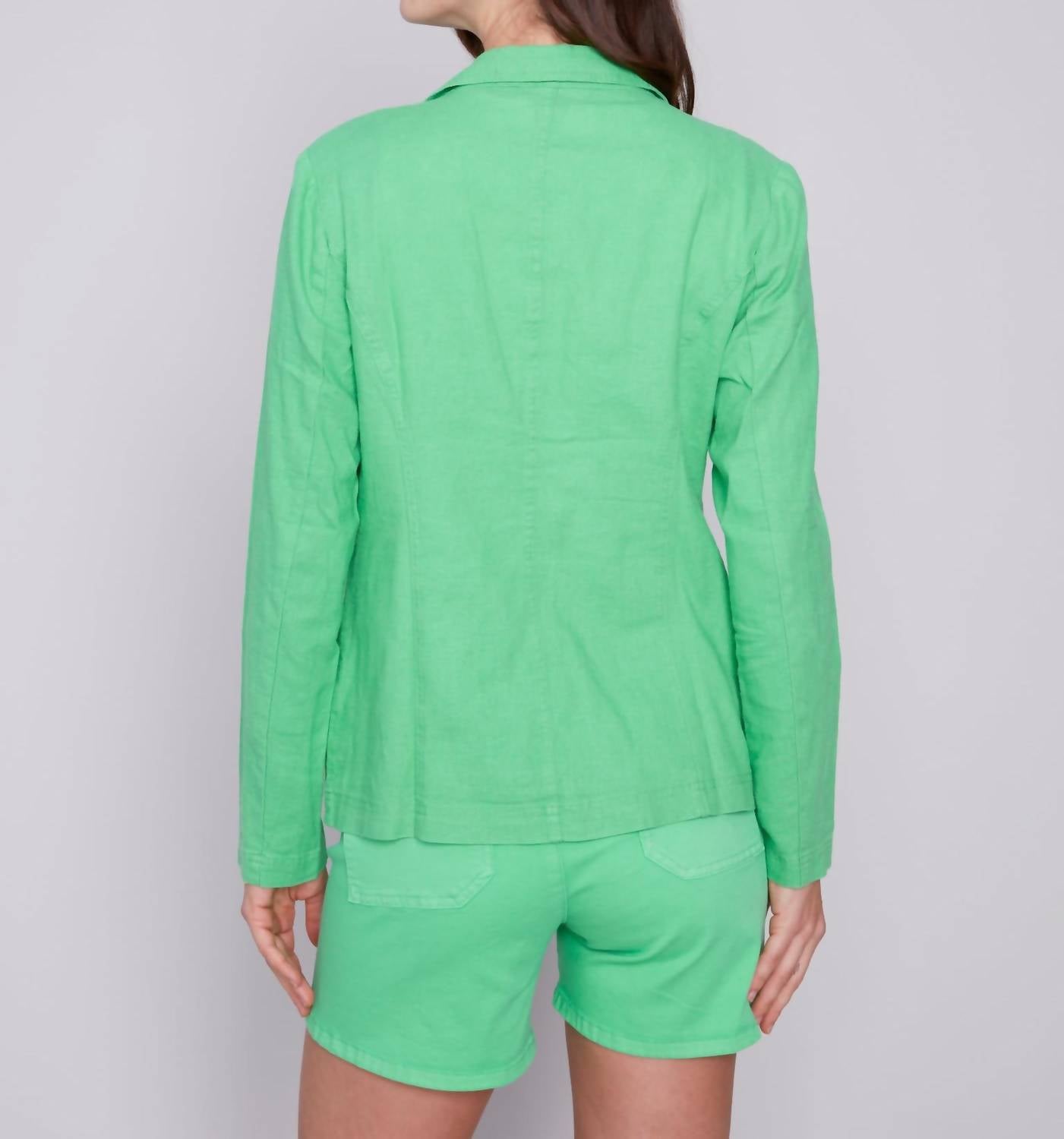 Charlie B - Solid Linen Blazer