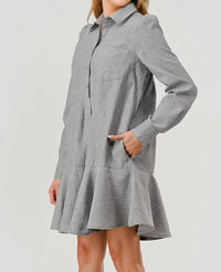 Pixi + Ivy - Allie Pinstripe Collared Dress