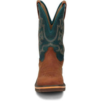 Justin Boots Men's Nano Comp-toe Commander Resistor Work Boot in russet turquoise - men's boots - view 4