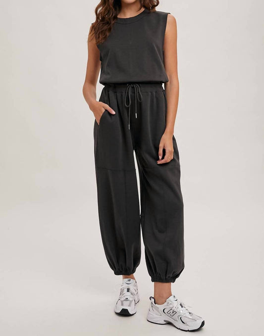 Bluivy - Drawstring Waist Jumpsuit