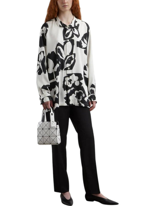 Issey Miyake - Physiotype Satin Long Sleeve Shirt