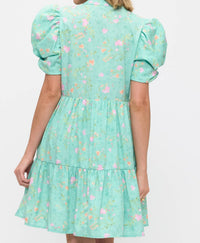 Beeson River - Floral Baby Doll Mini Dress