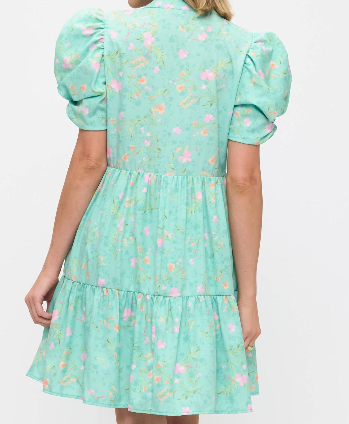 Beeson River - Floral Baby Doll Mini Dress