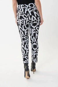 Joseph Ribkoff - Lettering Print Pants