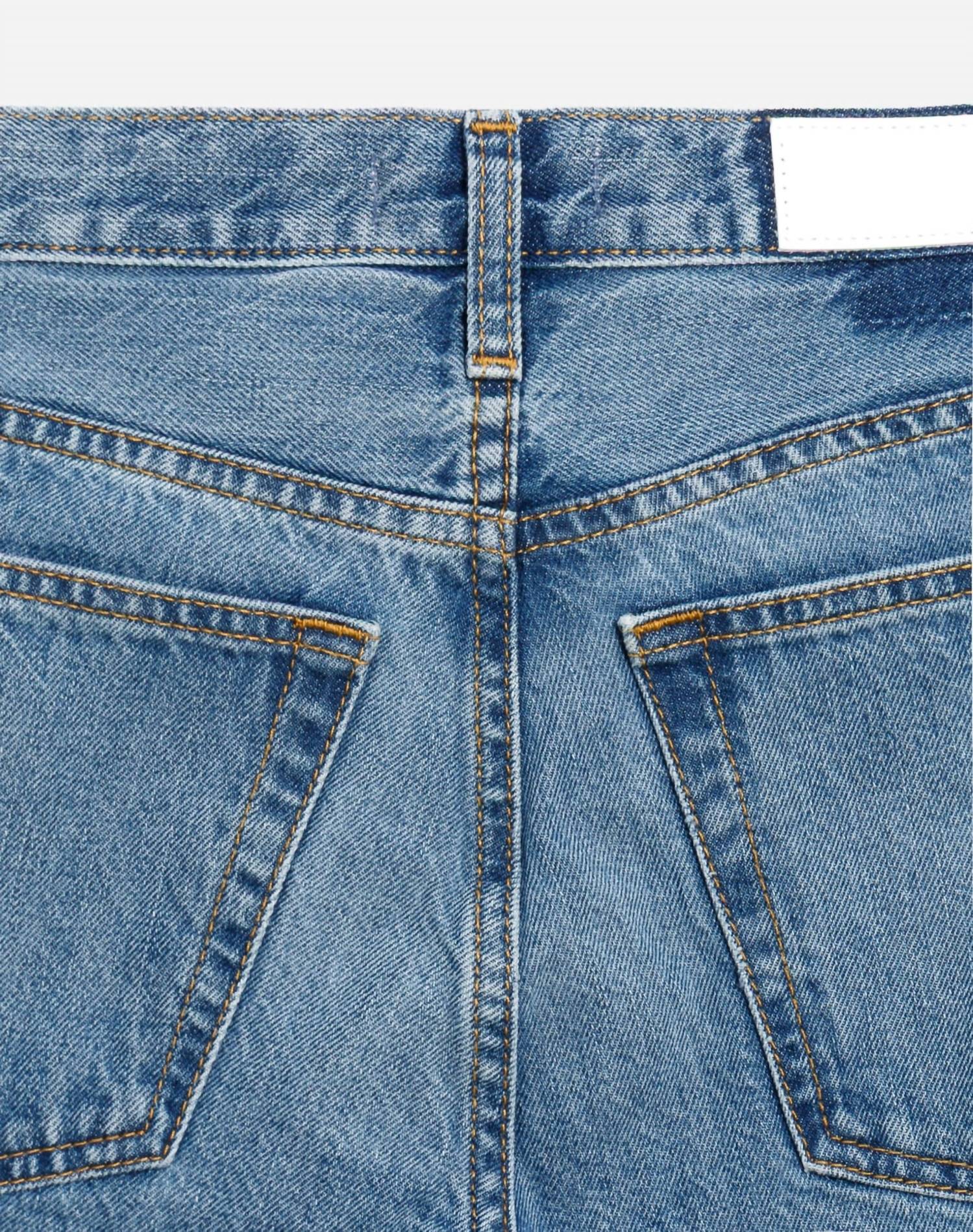 RE/DONE Women's Californian Mid 70’s Jeans in shadow denim - women's jeans - view 4