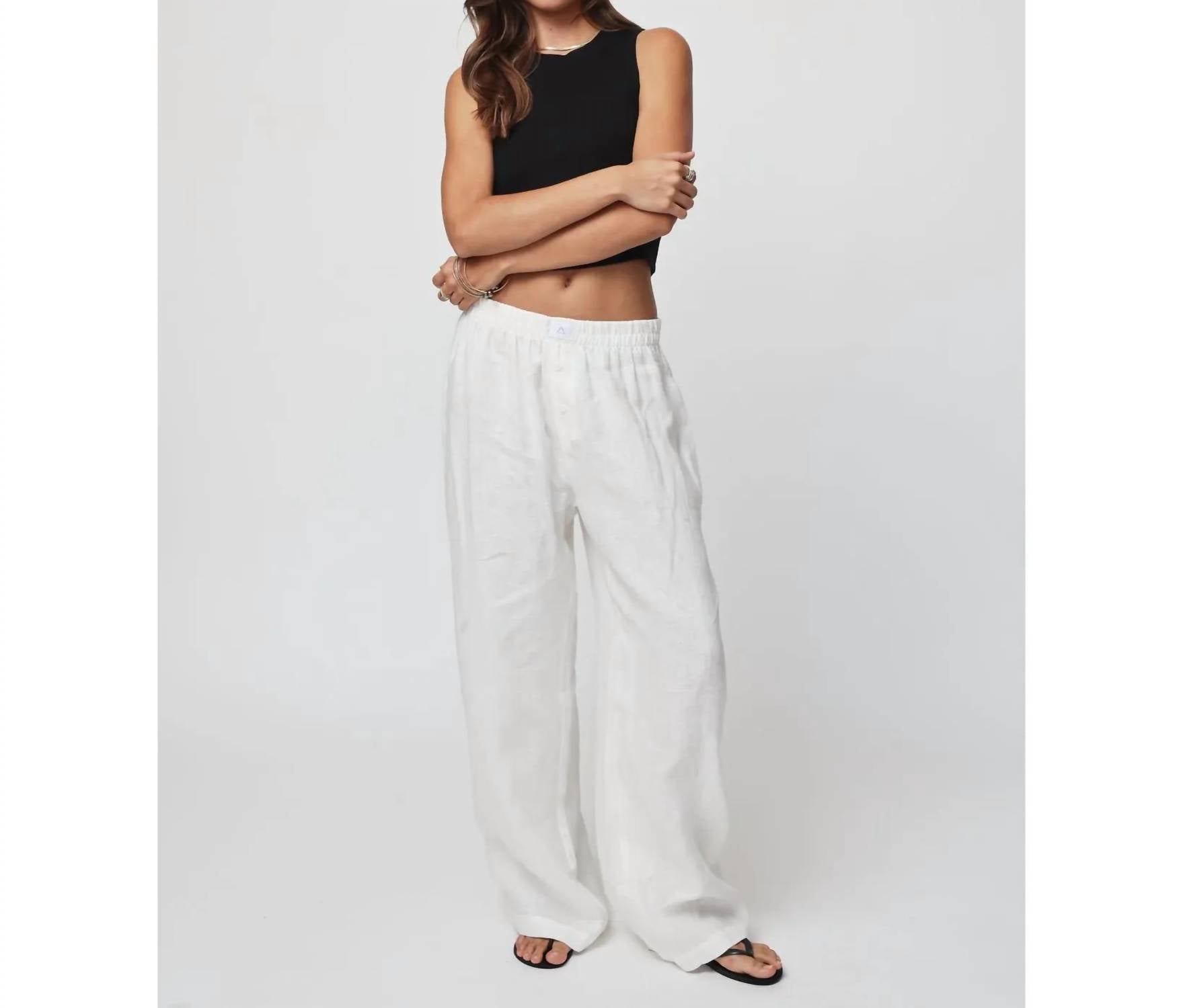 Stillwater - The Linen Boxer Pants