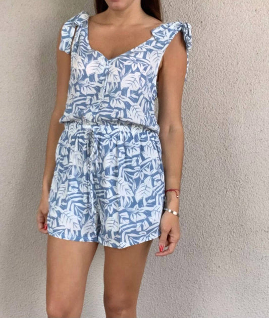 Gilli - Floral Tie Shoulder Romper