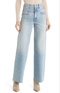 Slvrlake - Grace Double Yoke High Waist Wide Leg Jeans