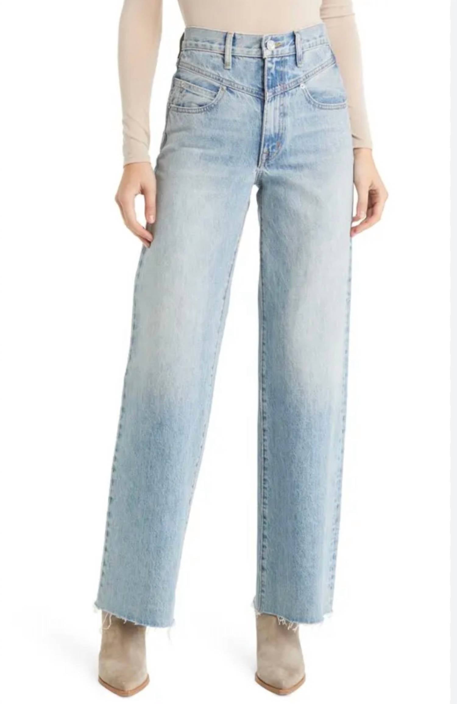 Slvrlake - Grace Double Yoke High Waist Wide Leg Jeans