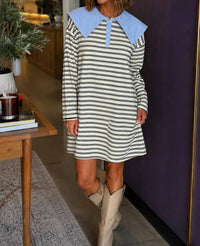 Aureum - Collar Polo Dress