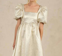 Noralee - Augusta Puff Sleeves Dress