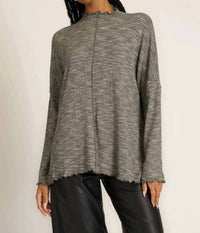 Project Social T - Sea Of Love Seamed Long Sleeve Top