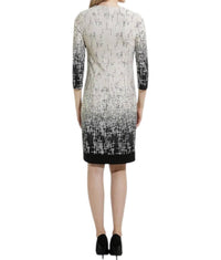 Joseph Ribkoff - Printed V Necked Dress