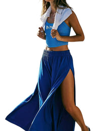 Free People - Hot Shot Slit Wide Leg Pants