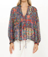 Oliphant - Women's Persia Pintuck Blouse