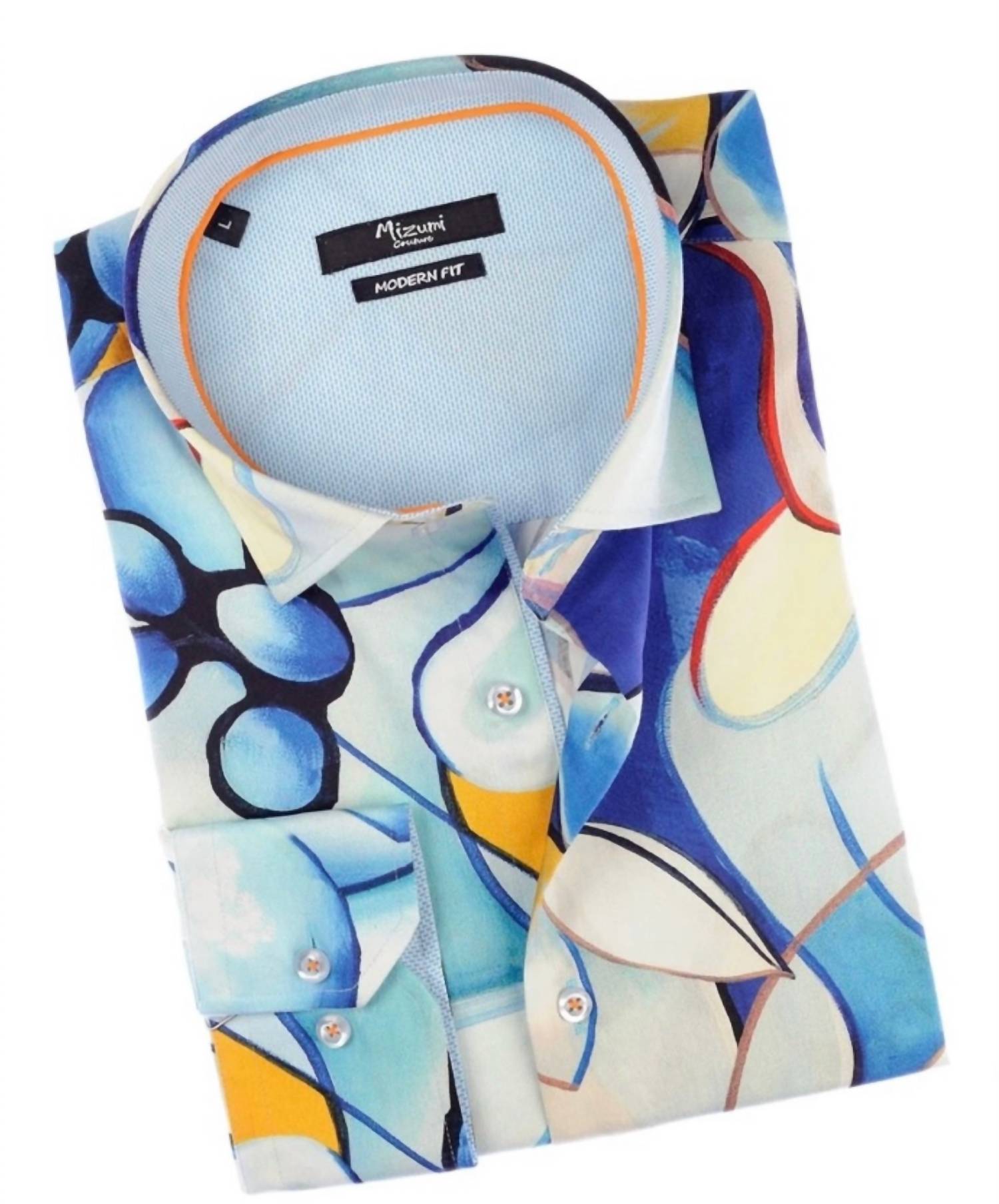 Mizumi Couture - Patterned Long Sleeves Shirt