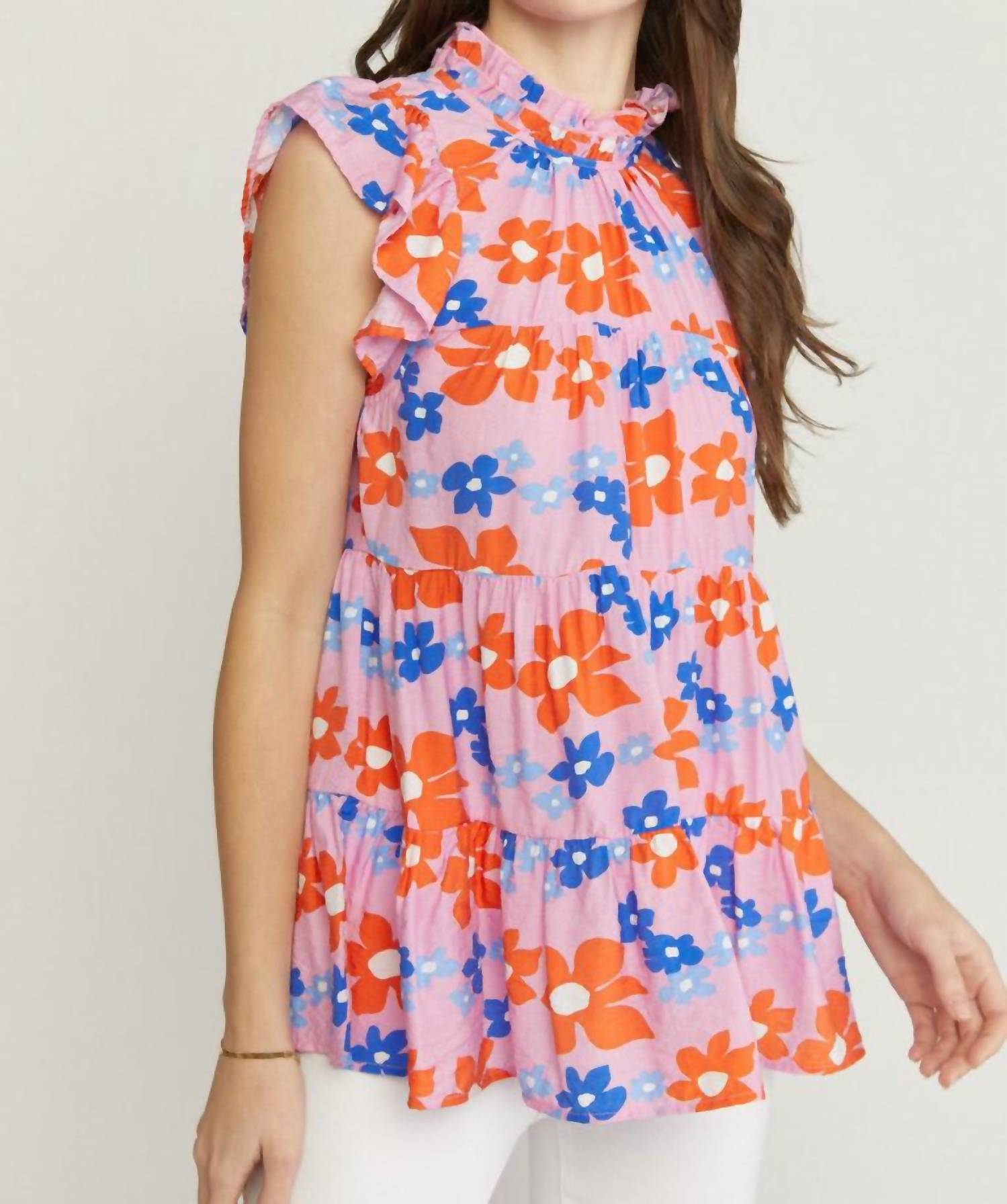 Entro - Break the Mold Flutter Sleeve Top