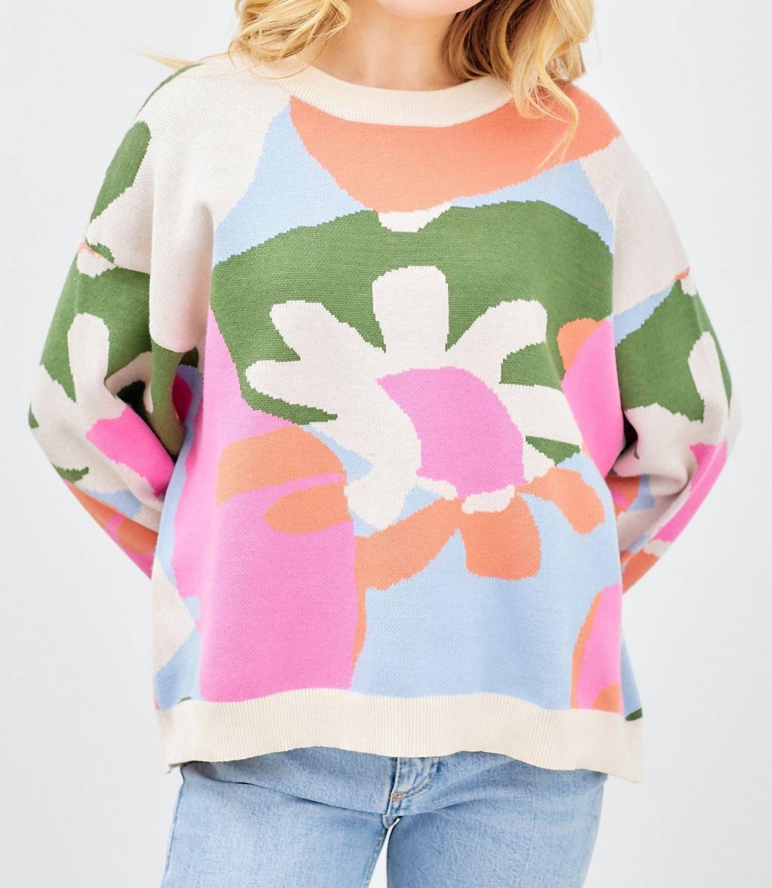 Polagram - Memories of Before Floral Sweater