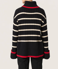 Soaked In Luxury - Musling Rollneck Rib Knit Pullover Sweater