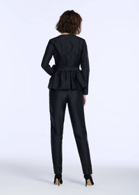 Emily Shalant - Taffeta Slim Leg Pants