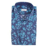 Zilli - Men's Tailored-fit Shirt With Floral Print