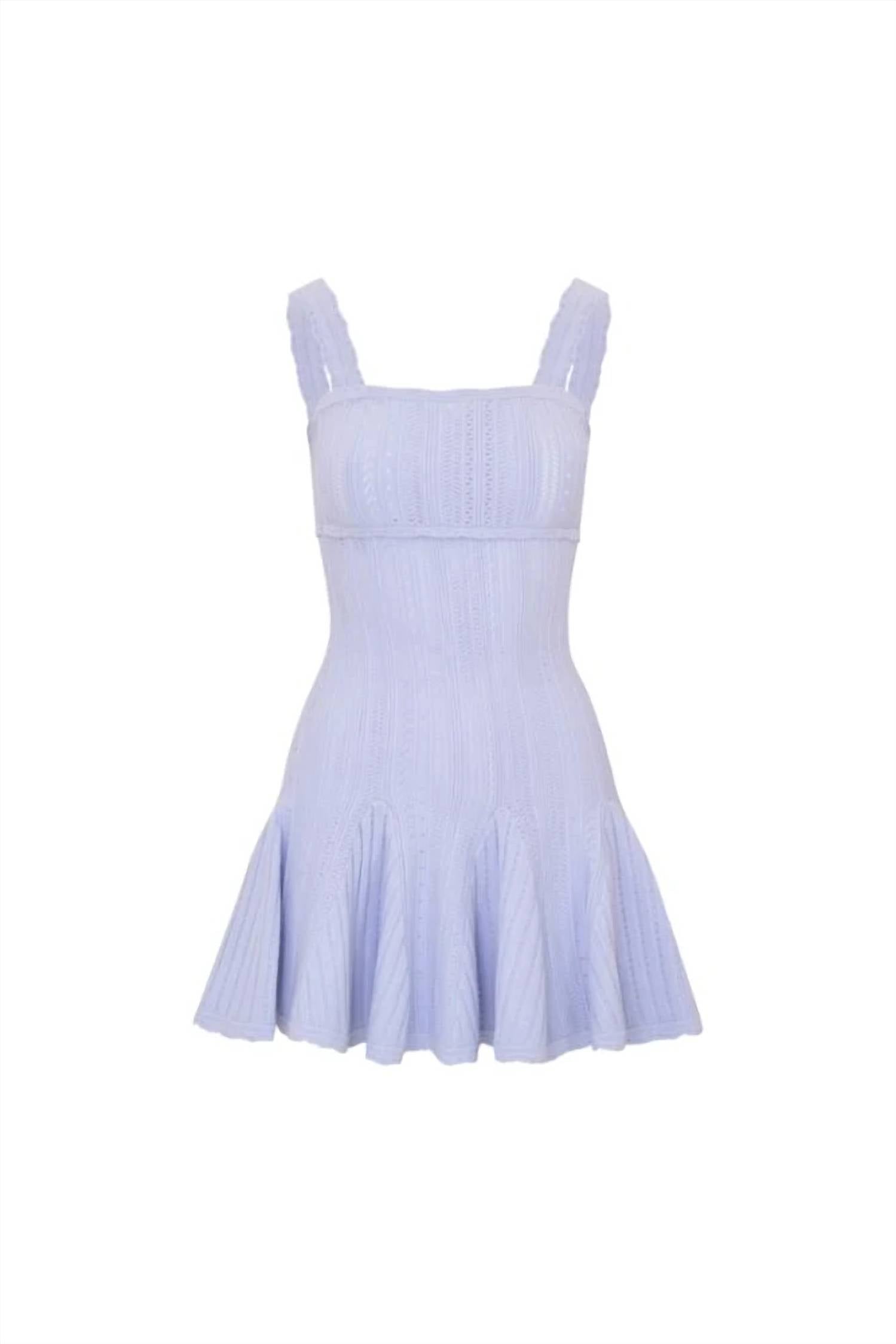 Loveshackfancy - Tabatha Stretch Pointelle Mini Dress