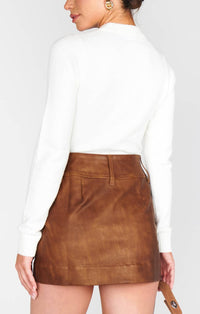 Show Me Your Mumu - Maverick Faux Leather Mini Skirt