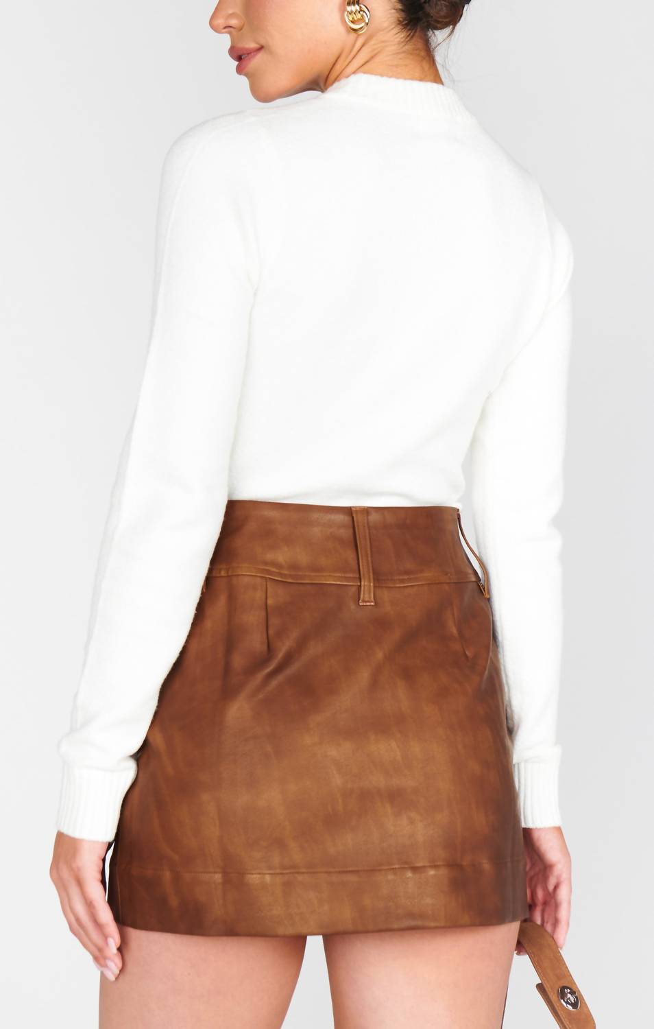 Show Me Your Mumu - Maverick Faux Leather Mini Skirt