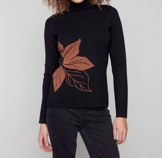 Charlie B - Reversible Mock Neck Sweater