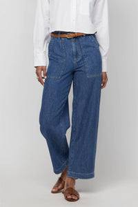 Oliver Logan - Sherman Relaxed Wide Leg Jeans