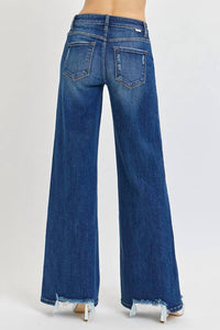 RISEN Mid Rise Wide Leg Jeans - women's jeans - view 5