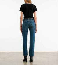 Nili Lotan - Calla High-rise Slim Straight Leg Jeans