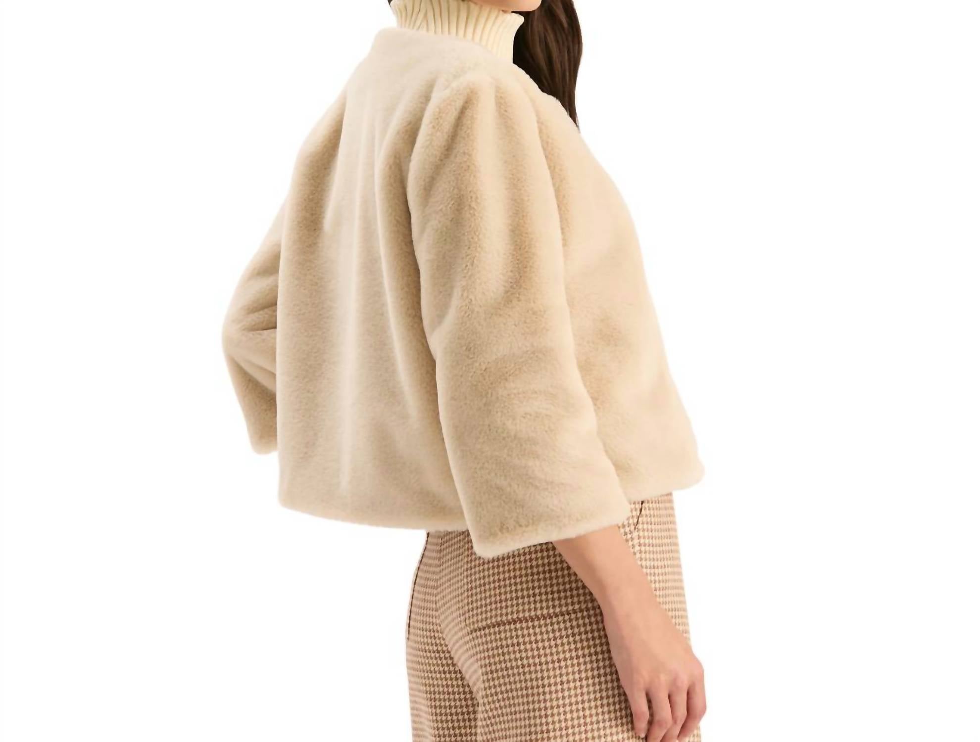Tyler Boe - Aspen Faux Fur Solid Jacket