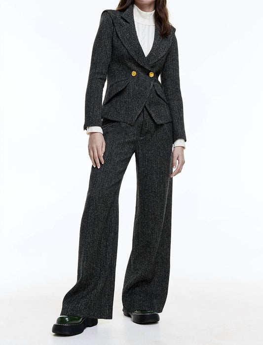 Smythe - Pleated Tweed Trouser