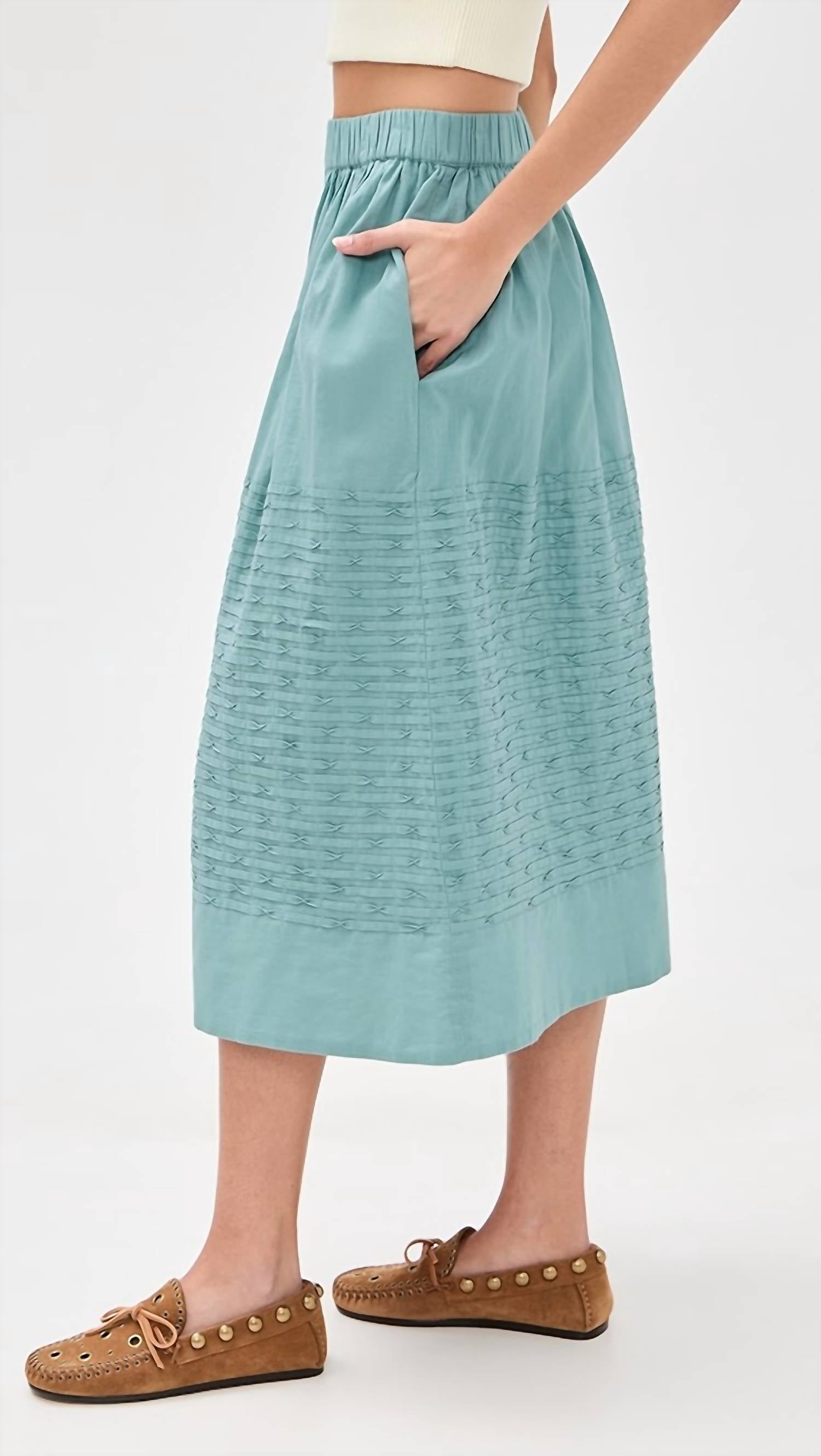 Sea - Violet Ramie Skirt