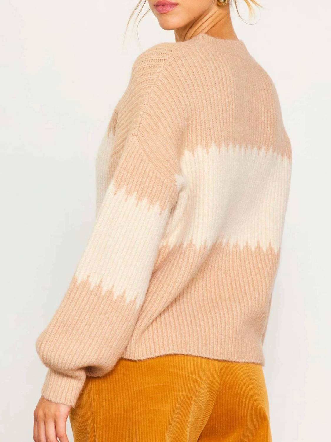 Skies Are Blue - Women's Colorblock Crewneck Sweater
