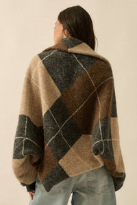 Promesa - Argyle Shrug Cardigan